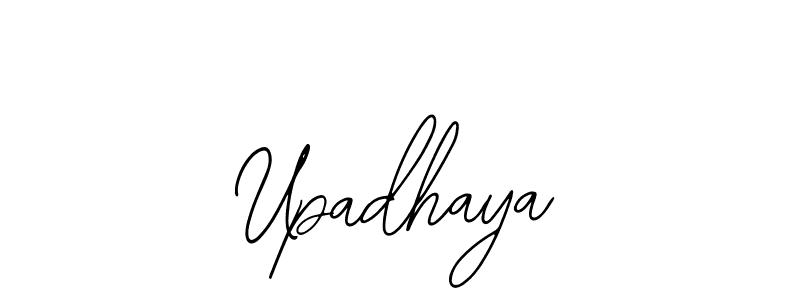 Design your own signature with our free online signature maker. With this signature software, you can create a handwritten (Bearetta-2O07w) signature for name Upadhaya. Upadhaya signature style 12 images and pictures png