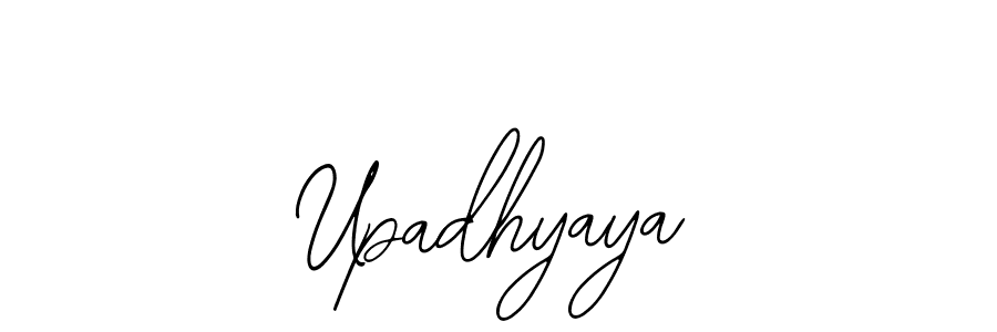 Design your own signature with our free online signature maker. With this signature software, you can create a handwritten (Bearetta-2O07w) signature for name Upadhyaya. Upadhyaya signature style 12 images and pictures png