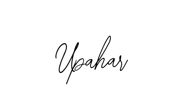 You should practise on your own different ways (Bearetta-2O07w) to write your name (Upahar) in signature. don't let someone else do it for you. Upahar signature style 12 images and pictures png
