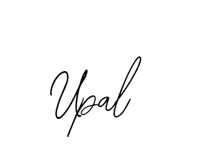 How to make Upal name signature. Use Bearetta-2O07w style for creating short signs online. This is the latest handwritten sign. Upal signature style 12 images and pictures png