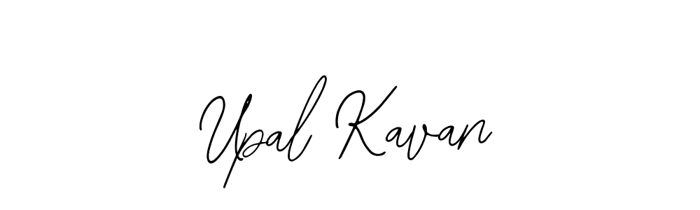 How to make Upal Kavan name signature. Use Bearetta-2O07w style for creating short signs online. This is the latest handwritten sign. Upal Kavan signature style 12 images and pictures png