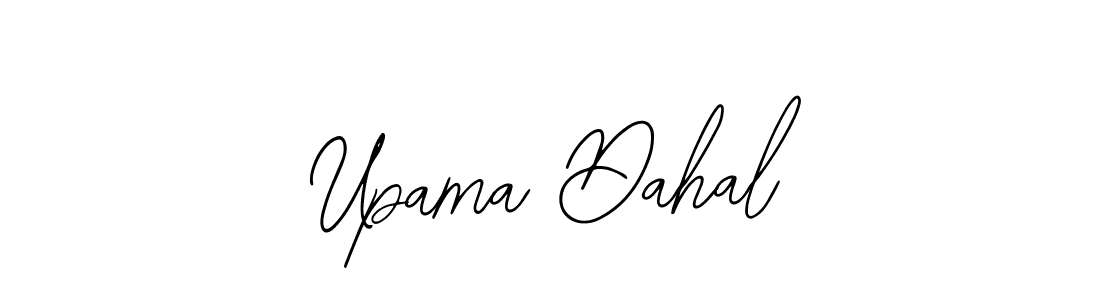 Create a beautiful signature design for name Upama Dahal. With this signature (Bearetta-2O07w) fonts, you can make a handwritten signature for free. Upama Dahal signature style 12 images and pictures png