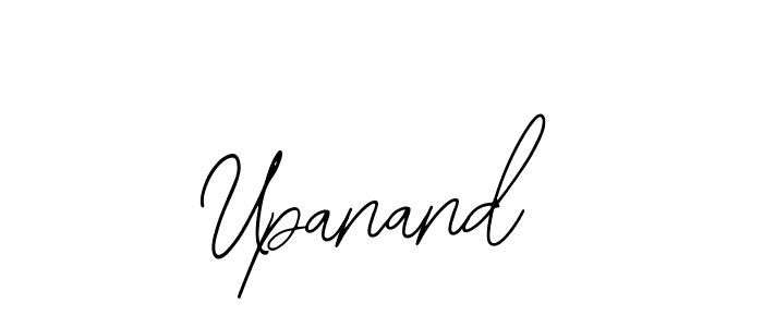 You should practise on your own different ways (Bearetta-2O07w) to write your name (Upanand) in signature. don't let someone else do it for you. Upanand signature style 12 images and pictures png