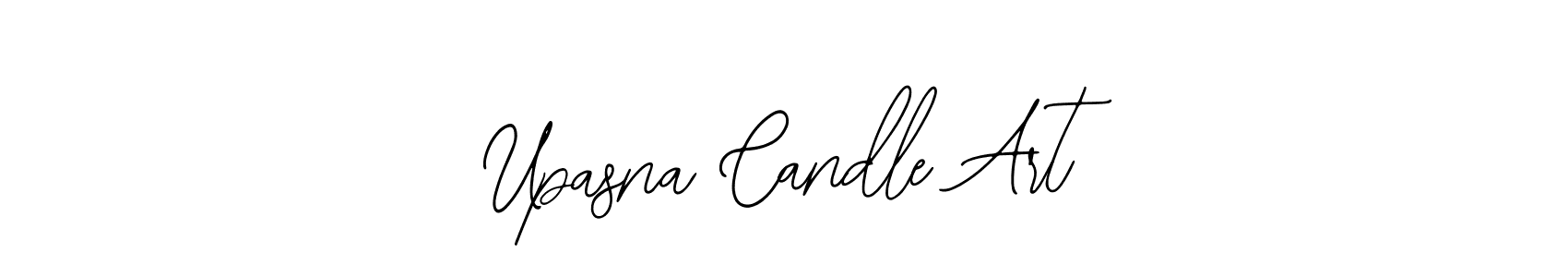 How to make Upasna Candle Art name signature. Use Bearetta-2O07w style for creating short signs online. This is the latest handwritten sign. Upasna Candle Art signature style 12 images and pictures png