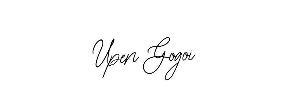 Upen Gogoi stylish signature style. Best Handwritten Sign (Bearetta-2O07w) for my name. Handwritten Signature Collection Ideas for my name Upen Gogoi. Upen Gogoi signature style 12 images and pictures png