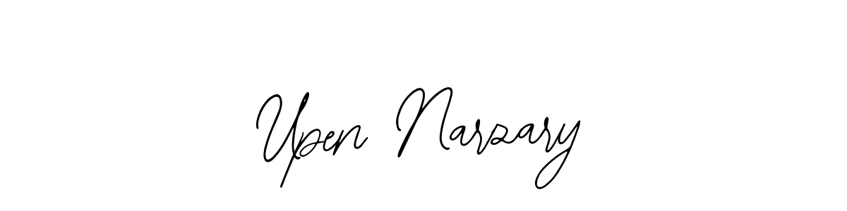 if you are searching for the best signature style for your name Upen Narzary. so please give up your signature search. here we have designed multiple signature styles  using Bearetta-2O07w. Upen Narzary signature style 12 images and pictures png