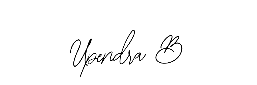 Design your own signature with our free online signature maker. With this signature software, you can create a handwritten (Bearetta-2O07w) signature for name Upendra B. Upendra B signature style 12 images and pictures png