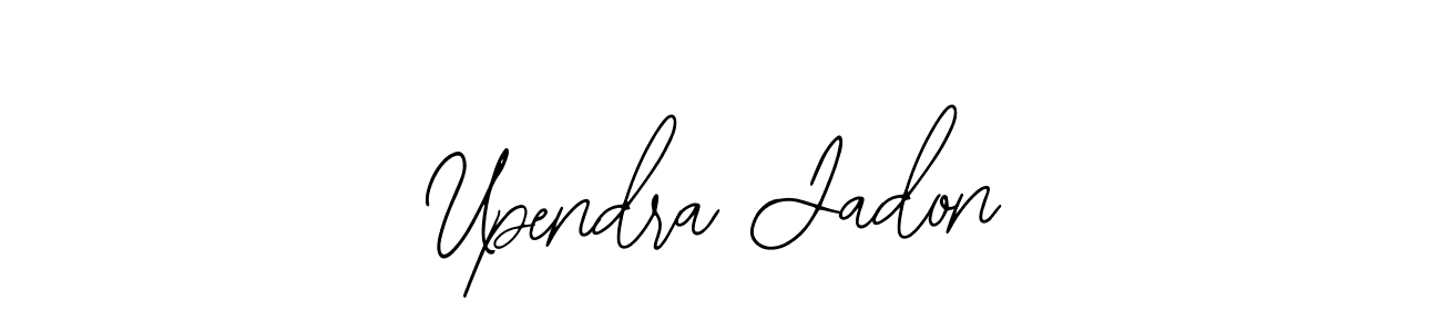 You can use this online signature creator to create a handwritten signature for the name Upendra Jadon. This is the best online autograph maker. Upendra Jadon signature style 12 images and pictures png