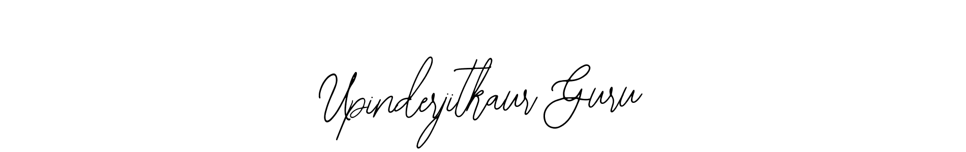 Use a signature maker to create a handwritten signature online. With this signature software, you can design (Bearetta-2O07w) your own signature for name Upinderjitkaur Guru. Upinderjitkaur Guru signature style 12 images and pictures png