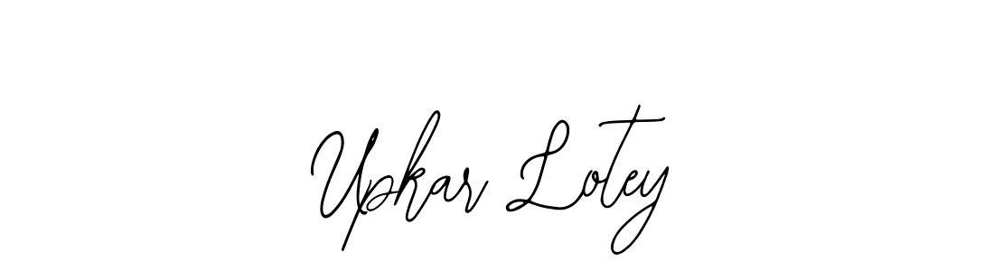 Design your own signature with our free online signature maker. With this signature software, you can create a handwritten (Bearetta-2O07w) signature for name Upkar Lotey. Upkar Lotey signature style 12 images and pictures png