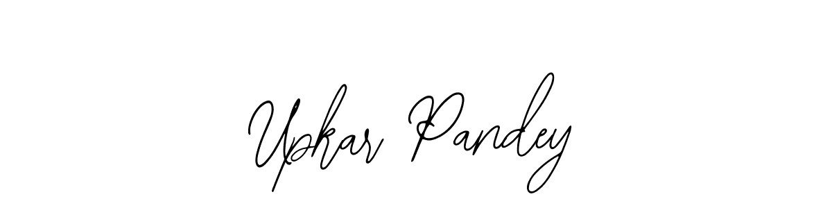 The best way (Bearetta-2O07w) to make a short signature is to pick only two or three words in your name. The name Upkar Pandey include a total of six letters. For converting this name. Upkar Pandey signature style 12 images and pictures png