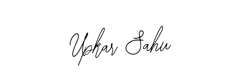 How to Draw Upkar Sahu signature style? Bearetta-2O07w is a latest design signature styles for name Upkar Sahu. Upkar Sahu signature style 12 images and pictures png