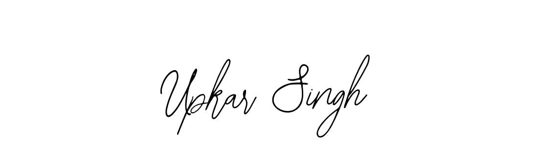 Also You can easily find your signature by using the search form. We will create Upkar Singh name handwritten signature images for you free of cost using Bearetta-2O07w sign style. Upkar Singh signature style 12 images and pictures png