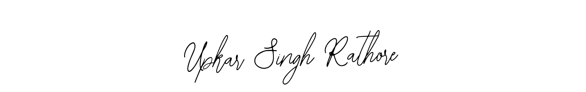 Bearetta-2O07w is a professional signature style that is perfect for those who want to add a touch of class to their signature. It is also a great choice for those who want to make their signature more unique. Get Upkar Singh Rathore name to fancy signature for free. Upkar Singh Rathore signature style 12 images and pictures png