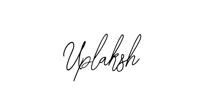 Uplaksh stylish signature style. Best Handwritten Sign (Bearetta-2O07w) for my name. Handwritten Signature Collection Ideas for my name Uplaksh. Uplaksh signature style 12 images and pictures png