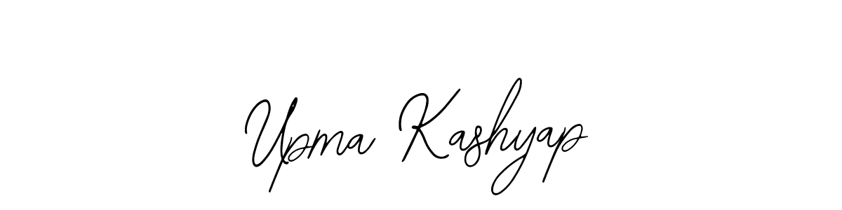 Also we have Upma Kashyap name is the best signature style. Create professional handwritten signature collection using Bearetta-2O07w autograph style. Upma Kashyap signature style 12 images and pictures png