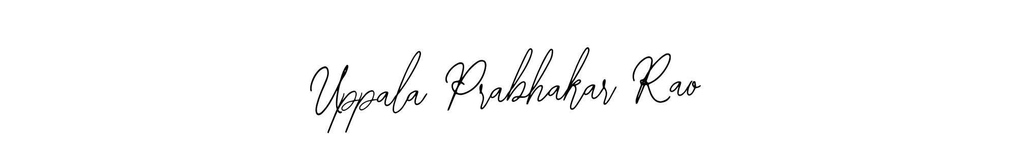 You should practise on your own different ways (Bearetta-2O07w) to write your name (Uppala Prabhakar Rao) in signature. don't let someone else do it for you. Uppala Prabhakar Rao signature style 12 images and pictures png