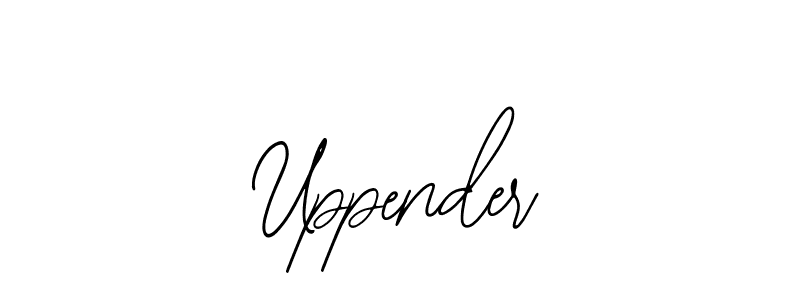 How to make Uppender signature? Bearetta-2O07w is a professional autograph style. Create handwritten signature for Uppender name. Uppender signature style 12 images and pictures png