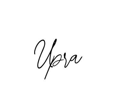 How to make Upra name signature. Use Bearetta-2O07w style for creating short signs online. This is the latest handwritten sign. Upra signature style 12 images and pictures png