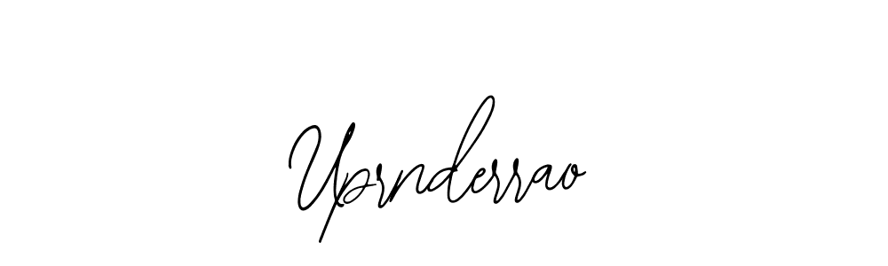 Bearetta-2O07w is a professional signature style that is perfect for those who want to add a touch of class to their signature. It is also a great choice for those who want to make their signature more unique. Get Uprnderrao name to fancy signature for free. Uprnderrao signature style 12 images and pictures png
