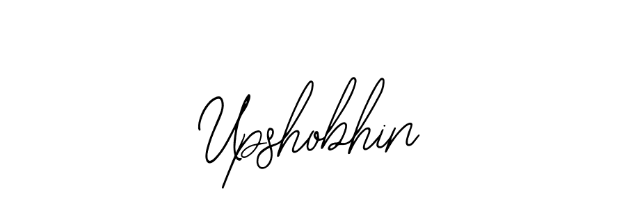 if you are searching for the best signature style for your name Upshobhin. so please give up your signature search. here we have designed multiple signature styles  using Bearetta-2O07w. Upshobhin signature style 12 images and pictures png