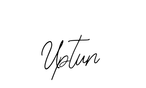 You should practise on your own different ways (Bearetta-2O07w) to write your name (Uptun) in signature. don't let someone else do it for you. Uptun signature style 12 images and pictures png