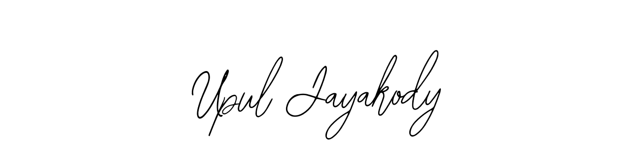 Bearetta-2O07w is a professional signature style that is perfect for those who want to add a touch of class to their signature. It is also a great choice for those who want to make their signature more unique. Get Upul Jayakody name to fancy signature for free. Upul Jayakody signature style 12 images and pictures png