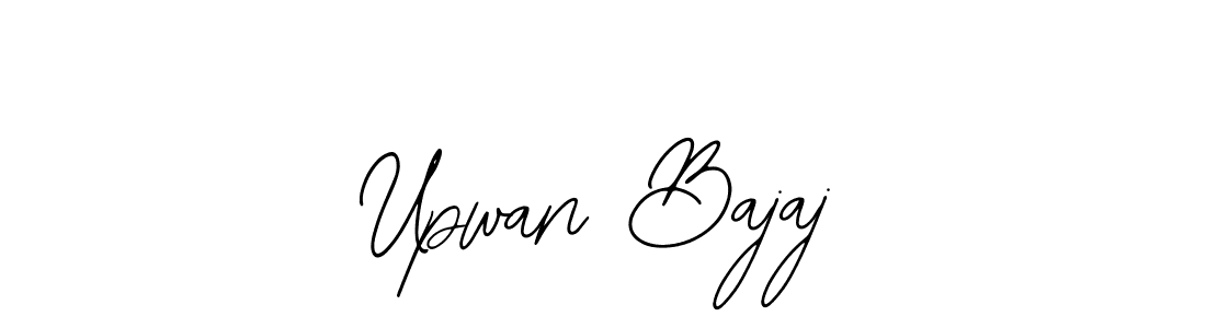 Design your own signature with our free online signature maker. With this signature software, you can create a handwritten (Bearetta-2O07w) signature for name Upwan Bajaj. Upwan Bajaj signature style 12 images and pictures png