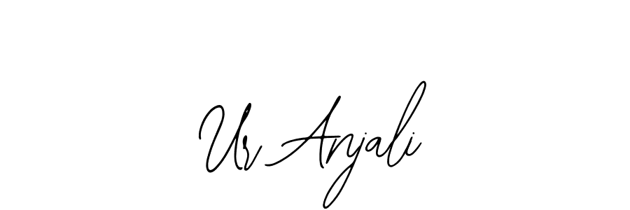 Similarly Bearetta-2O07w is the best handwritten signature design. Signature creator online .You can use it as an online autograph creator for name Ur Anjali. Ur Anjali signature style 12 images and pictures png