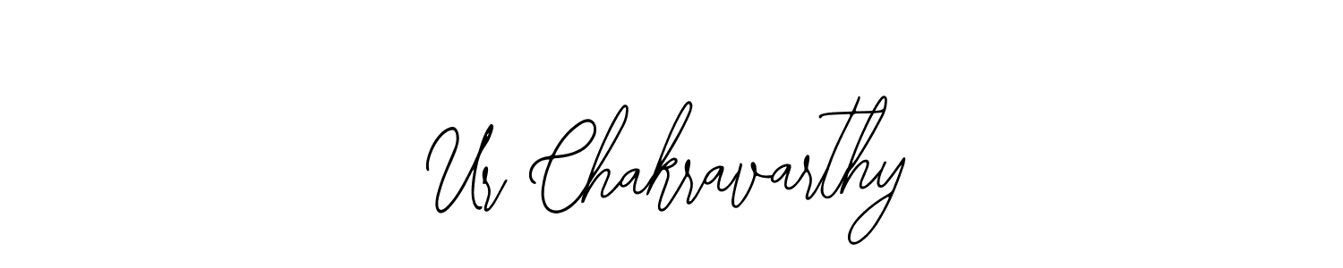 Also You can easily find your signature by using the search form. We will create Ur Chakravarthy name handwritten signature images for you free of cost using Bearetta-2O07w sign style. Ur Chakravarthy signature style 12 images and pictures png