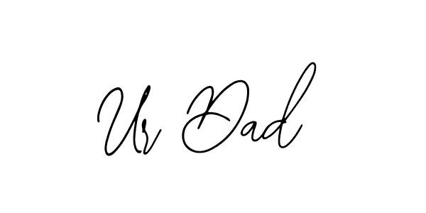 Similarly Bearetta-2O07w is the best handwritten signature design. Signature creator online .You can use it as an online autograph creator for name Ur Dad. Ur Dad signature style 12 images and pictures png