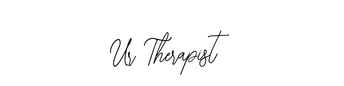 You should practise on your own different ways (Bearetta-2O07w) to write your name (Ur Therapist) in signature. don't let someone else do it for you. Ur Therapist signature style 12 images and pictures png