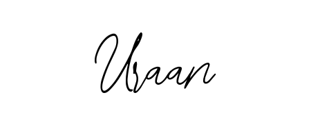 Try this chic Uraan handwritten sign style. Using Bearetta-2O07w font elements, it gives your name a sleek, memorable identity. Uraan signature style 12 images and pictures png