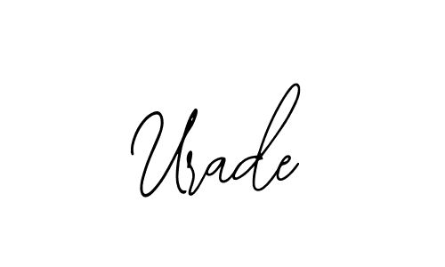 How to make Urade signature? Bearetta-2O07w is a professional autograph style. Create handwritten signature for Urade name. Urade signature style 12 images and pictures png