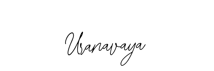 Design your own signature with our free online signature maker. With this signature software, you can create a handwritten (Bearetta-2O07w) signature for name Uranavaya. Uranavaya signature style 12 images and pictures png