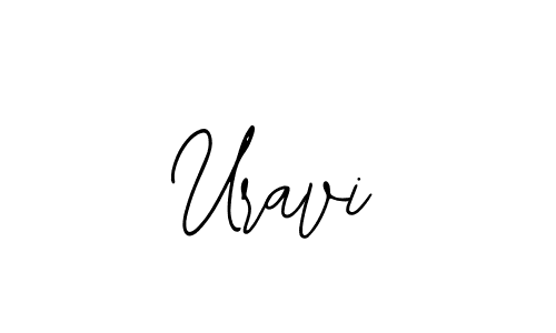 Uravi stylish signature style. Best Handwritten Sign (Bearetta-2O07w) for my name. Handwritten Signature Collection Ideas for my name Uravi. Uravi signature style 12 images and pictures png