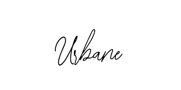 Design your own signature with our free online signature maker. With this signature software, you can create a handwritten (Bearetta-2O07w) signature for name Urbane. Urbane signature style 12 images and pictures png