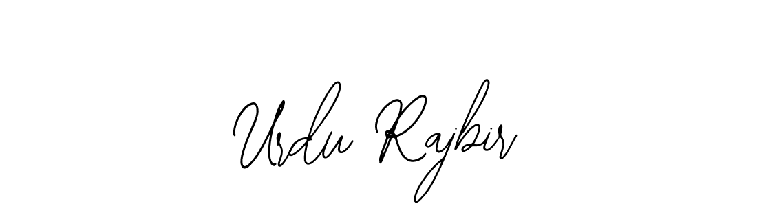 How to make Urdu Rajbir signature? Bearetta-2O07w is a professional autograph style. Create handwritten signature for Urdu Rajbir name. Urdu Rajbir signature style 12 images and pictures png