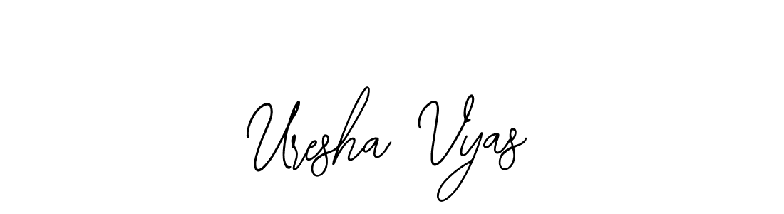 Create a beautiful signature design for name Uresha Vyas. With this signature (Bearetta-2O07w) fonts, you can make a handwritten signature for free. Uresha Vyas signature style 12 images and pictures png