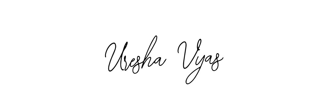 Make a beautiful signature design for name Uresha Vyas. Use this online signature maker to create a handwritten signature for free. Uresha Vyas signature style 12 images and pictures png