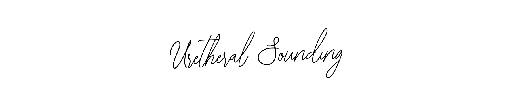 How to Draw Uretheral Sounding signature style? Bearetta-2O07w is a latest design signature styles for name Uretheral Sounding. Uretheral Sounding signature style 12 images and pictures png