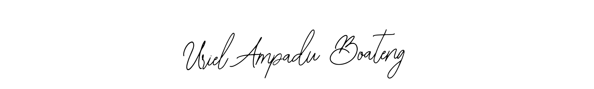Make a beautiful signature design for name Uriel Ampadu Boateng. Use this online signature maker to create a handwritten signature for free. Uriel Ampadu Boateng signature style 12 images and pictures png