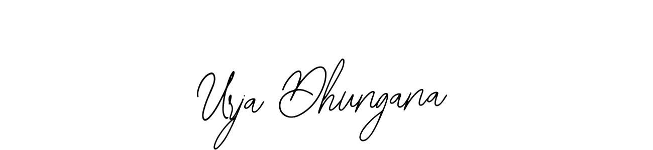How to make Urja Dhungana signature? Bearetta-2O07w is a professional autograph style. Create handwritten signature for Urja Dhungana name. Urja Dhungana signature style 12 images and pictures png