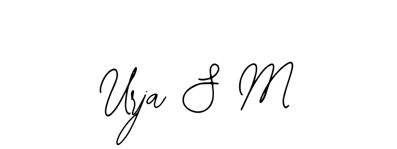 Once you've used our free online signature maker to create your best signature Bearetta-2O07w style, it's time to enjoy all of the benefits that Urja S M name signing documents. Urja S M signature style 12 images and pictures png