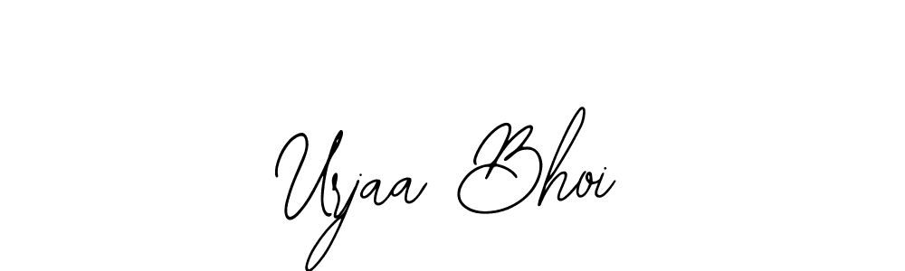 Urjaa Bhoi stylish signature style. Best Handwritten Sign (Bearetta-2O07w) for my name. Handwritten Signature Collection Ideas for my name Urjaa Bhoi. Urjaa Bhoi signature style 12 images and pictures png