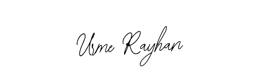 Make a beautiful signature design for name Urme Rayhan. With this signature (Bearetta-2O07w) style, you can create a handwritten signature for free. Urme Rayhan signature style 12 images and pictures png