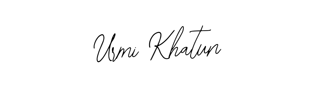 Create a beautiful signature design for name Urmi Khatun. With this signature (Bearetta-2O07w) fonts, you can make a handwritten signature for free. Urmi Khatun signature style 12 images and pictures png