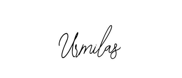 Bearetta-2O07w is a professional signature style that is perfect for those who want to add a touch of class to their signature. It is also a great choice for those who want to make their signature more unique. Get Urmilas name to fancy signature for free. Urmilas signature style 12 images and pictures png
