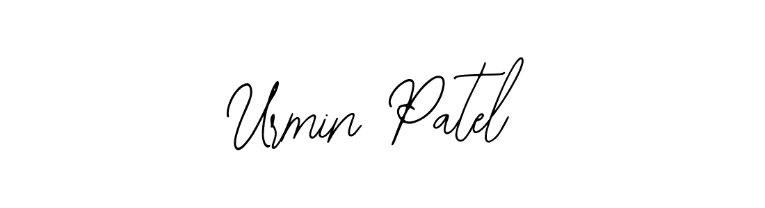 Urmin Patel stylish signature style. Best Handwritten Sign (Bearetta-2O07w) for my name. Handwritten Signature Collection Ideas for my name Urmin Patel. Urmin Patel signature style 12 images and pictures png