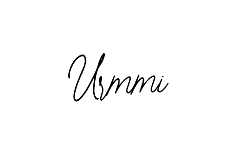 Design your own signature with our free online signature maker. With this signature software, you can create a handwritten (Bearetta-2O07w) signature for name Urmmi. Urmmi signature style 12 images and pictures png